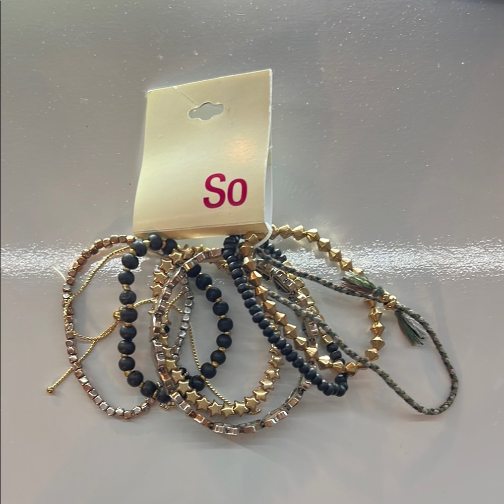 SO Beaded Bracelet Set